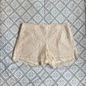Banana Republic Lace Crochet shorts